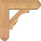 Ekena Millwork Balboa Craftsman Smooth Bracket w/ Offset Brace, Western Red Cedar, 5 1/2"W x 16"D x 16"H BKT0604X16X16BOA04SWR - alternate 3